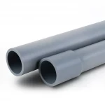 مواسير UPVC للتمديدات الكهربائية الوطني  EPC 80  مقاس 6 إنش سمك 10.97 مم لون رمادي