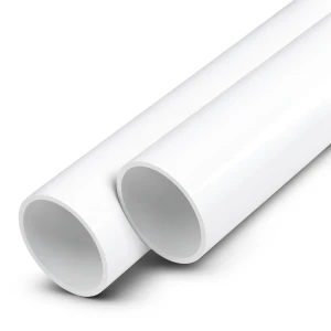 مواسير UPVC ضغط 12.5 بار قطر خارجي 160 مم سمك 7.7 مم لون أبيض
