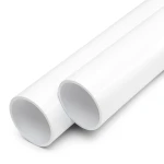 UPVC Pipes Nominal Pressure 12.5 Bar Outside Diameter 160 mm Thickness 7.7 mm White
