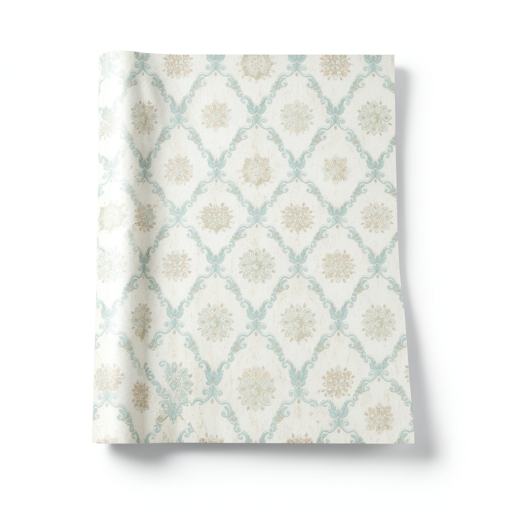 Classic Wall Covering Pale Beige Color 10m x 1.06m, Model 82821