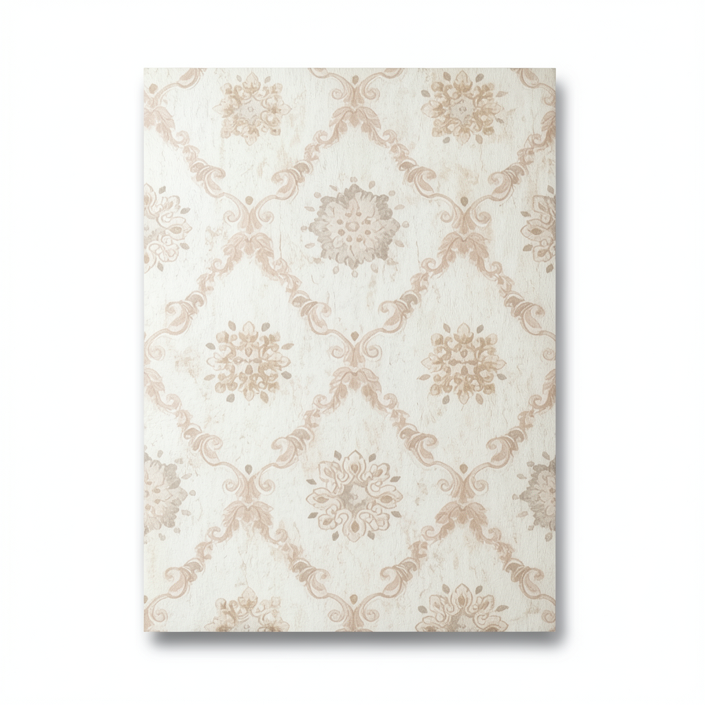 Wall Decoration Classic Design 10 m x 1.06 m Beige, Model 82822