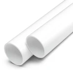 مواسير UPVC ضغط اسمي 12.5 بار قطر خارجي 225 مم سمك 10.8 مم لون أبيض