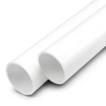 مواسير UPVC ضغط 12.5 بار قطر خارجي 250 مم سمك 11.9 مم لون أبيض