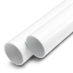 مواسير UPVC ضغط 12.5 بار قطر خارجي 280 مم سمك 13.4 مم لون أبيض
