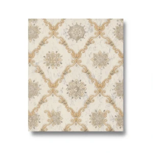 Wall Decoration Classic Design 10 m x 1.06 m Beige, Model 82825