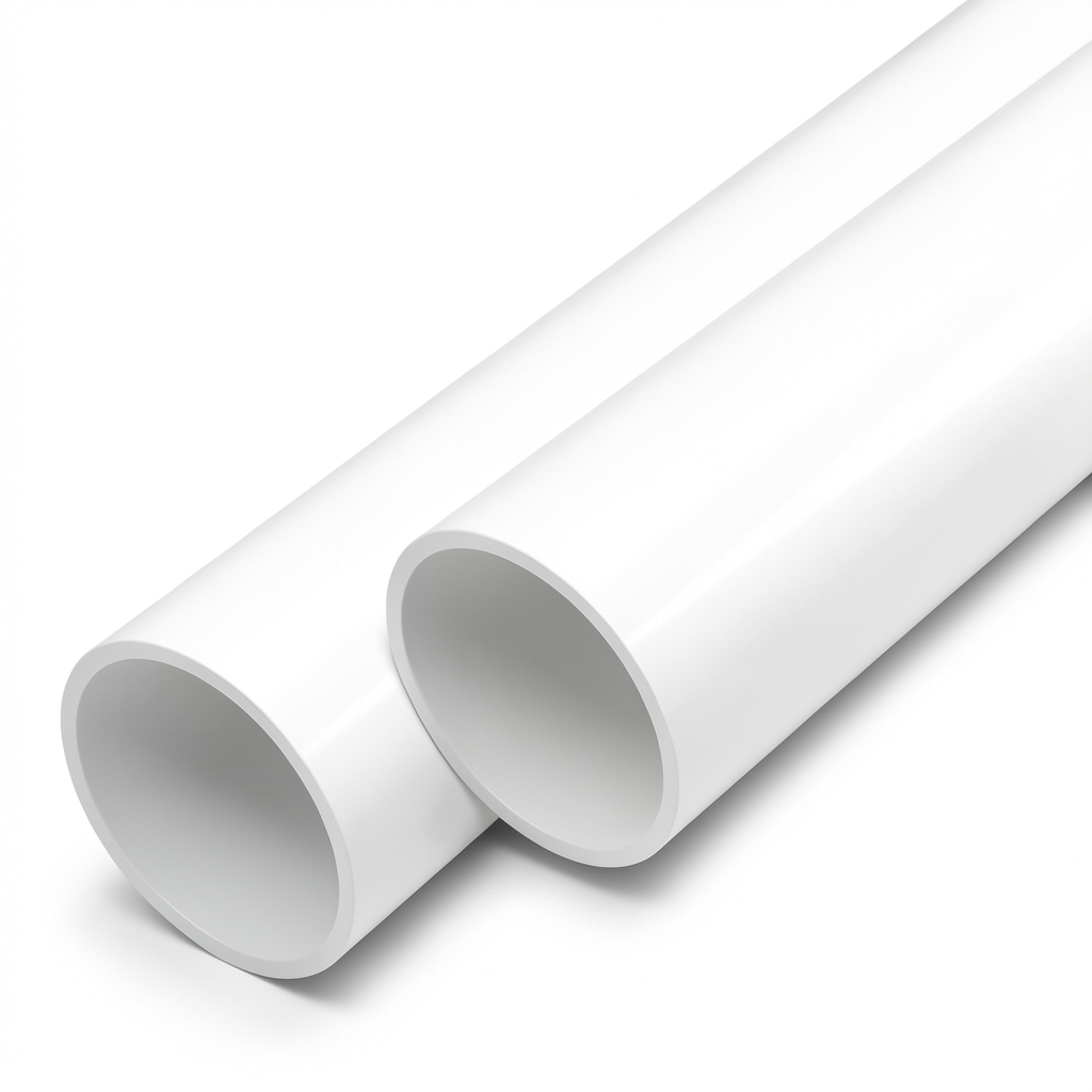 مواسير UPVC ضغط 12.5 بار قطر خارجي 355 مم سمك 16.9 مم لون أبيض