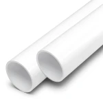 مواسير UPVC ضغط 12.5 بار قطر خارجي 355 مم سمك 16.9 مم لون أبيض
