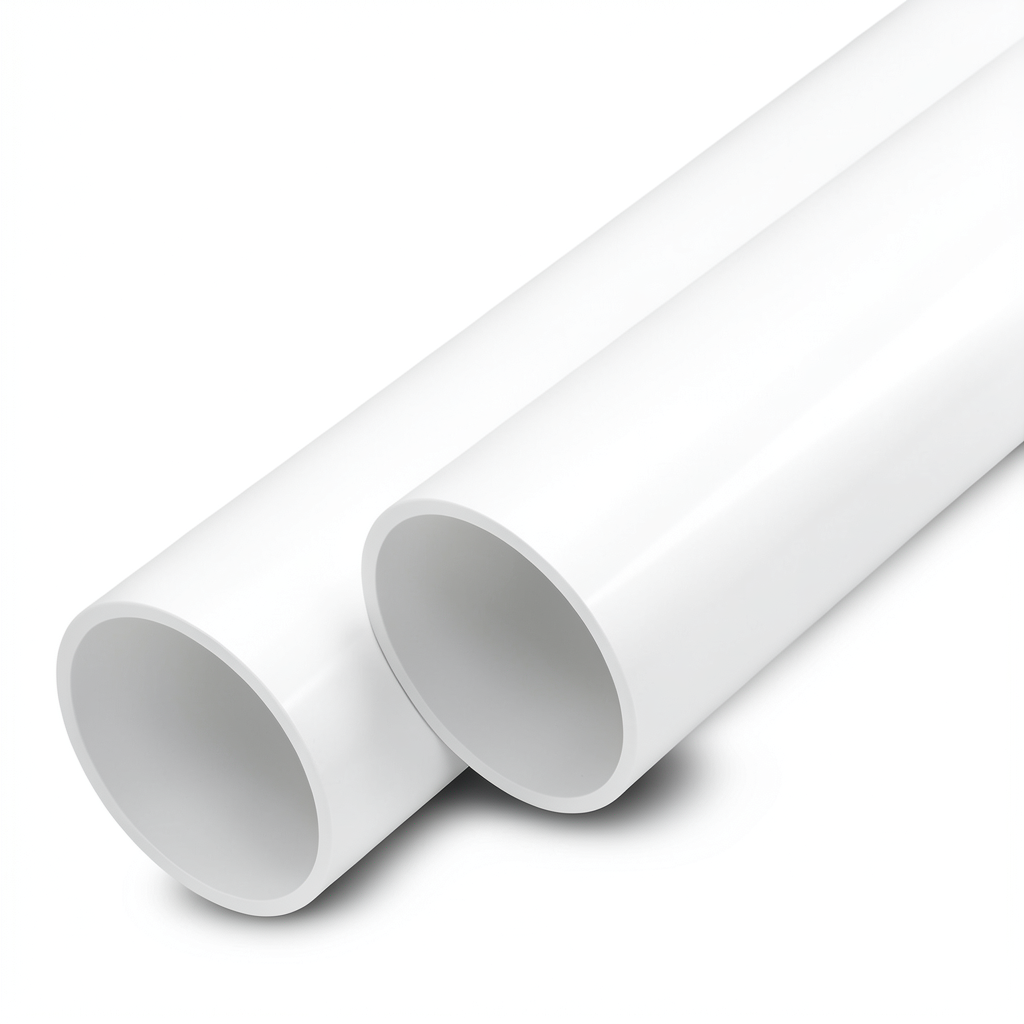 مواسير UPVC ضغط 12.5 بار قطر خارجي 400 مم سمك 19.1 مم أبيض