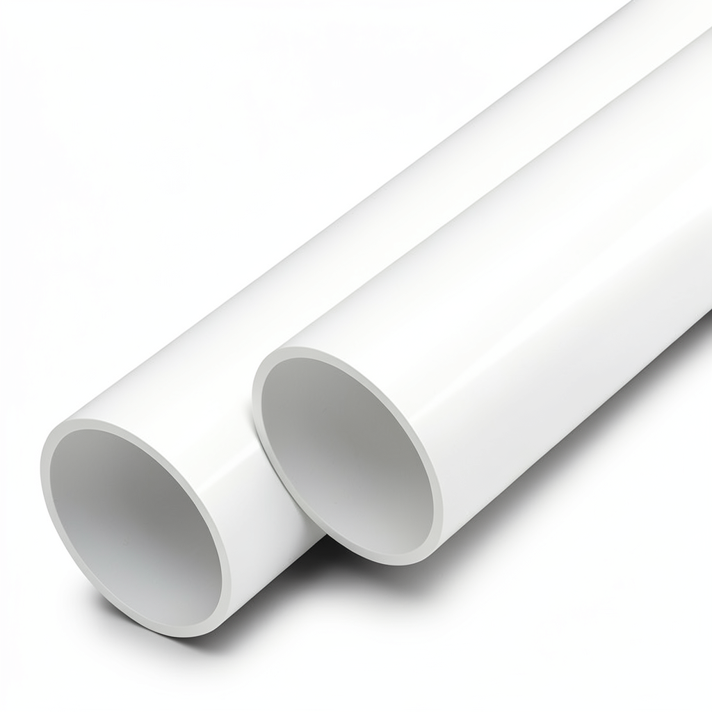 مواسير UPVC ضغط 12.5 بار قطر خارجي 32 مم سمك 1.9 مم لون أبيض