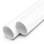 مواسير UPVC ضغط اسمي 12.5 بار قطر 40 مم سمك 2.4 مم أبيض