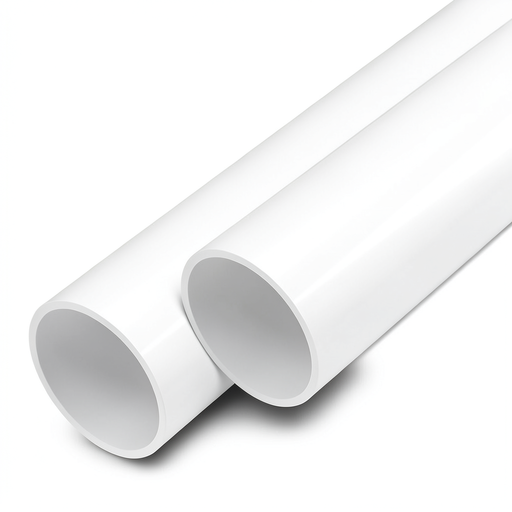UPVC Pipes Nominal Pressure 12.5 Bar Outside Diameter 50 mm Thickness 3 mm White