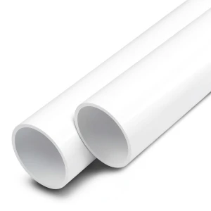 مواسير UPVC ضغط 12.5 بار قطر خارجي 110 مم سمك 5.3 مم لون أبيض