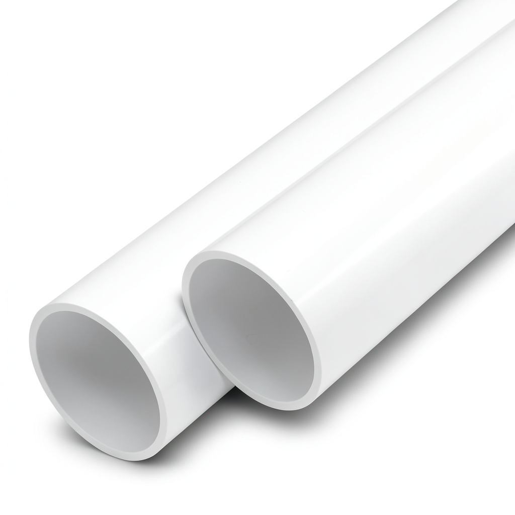 مواسير UPVC ضغط اسمي 12.5 بار قطر خارجي 140 مم سمك 6.7 مم لون أبيض