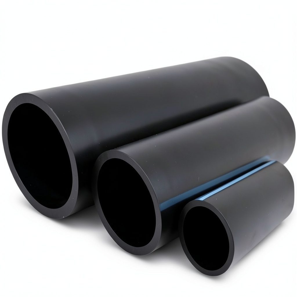 NPF HDPE Pipes Pressure 10 Bar Outside Diameter 25 mm Thickness 1.5 mm Black