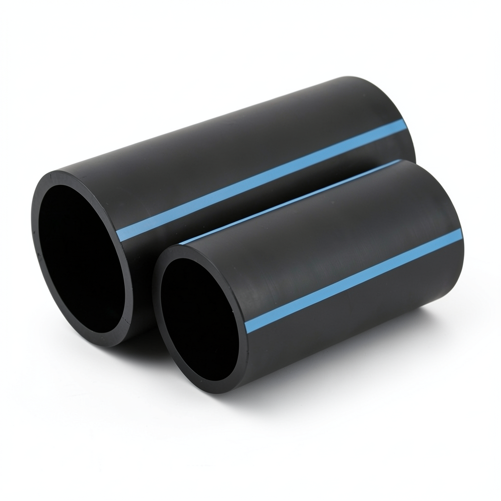 أنابيب HDPE الوطني ضغط 10 بار قطر 32 مم سمك 1.8 مم أسود