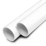 مواسير UPVC ضغط 12.5 بار قطر خارجي 160 مم سمك 7.7 مم لون أبيض