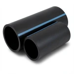 أنابيب HDPE الوطني ضغط 10 بار قطر 32 مم سمك 1.8 مم أسود