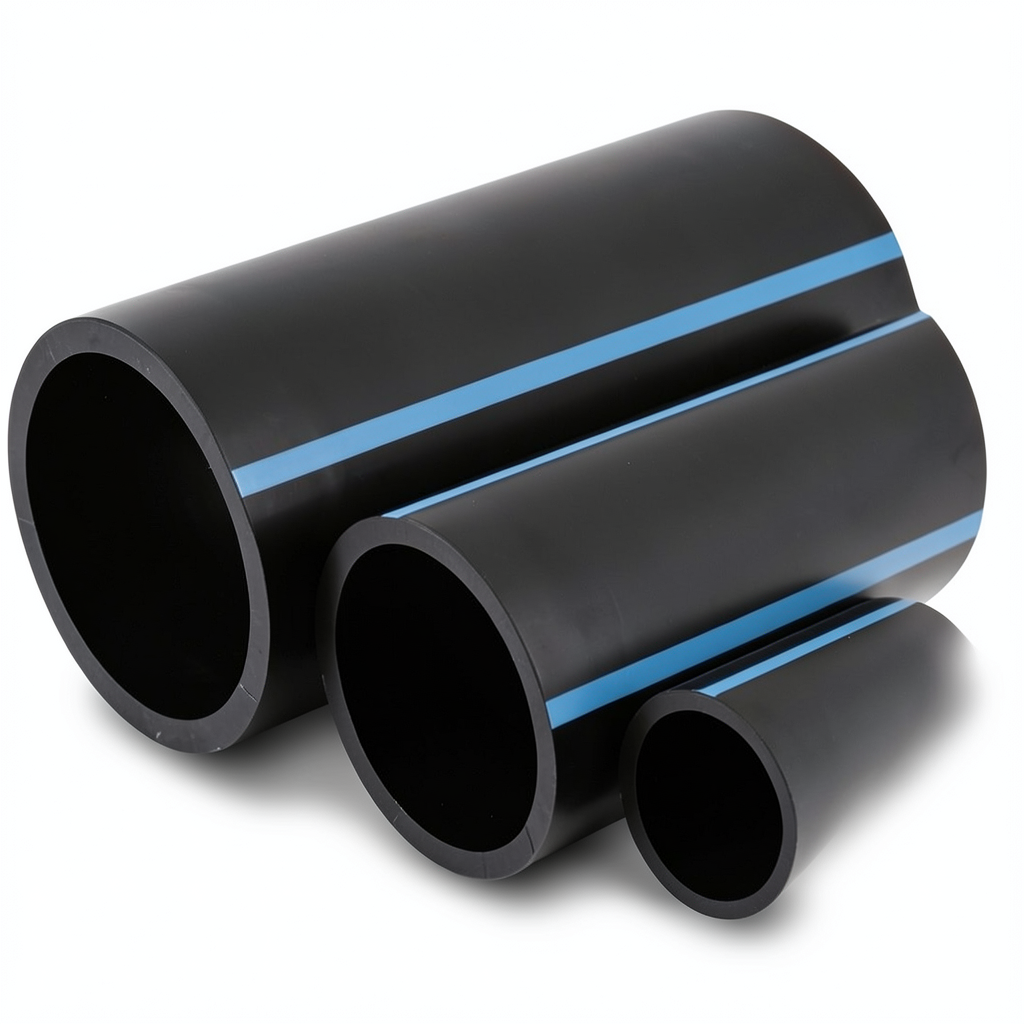 أنابيب HDPE الوطني ضغط 10 بار قطر 40 مم سمك 1.9 مم لون أسود