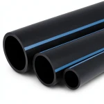 أنابيب HDPE الوطني الضغط العالي 10 بار قطر 50 مم سمك 2.4 مم لون أسود