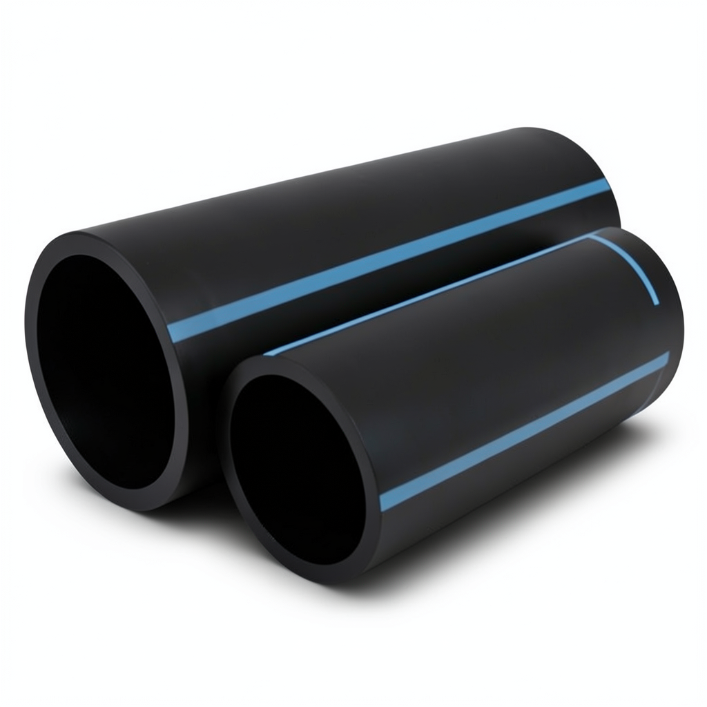 NPF HDPE Pipes Pressure 10 Bar Outside Diameter 63 mm Thickness 3 mm Black