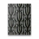 Italian Wallpaper Black With Silver Color Classic Design, Size 10mx1.06m, Model RC19002