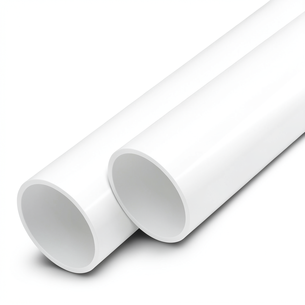 مواسير UPVC ضغط 12.5 بار قطر خارجي 280 مم سمك 13.4 مم لون أبيض