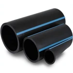 أنابيب HDPE الوطني ضغط 10 بار قطر خارجي 110 مم سمك 5.3 مم لون أسود