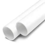 مواسير UPVC ضغط 12.5 بار قطر خارجي 355 مم سمك 16.9 مم لون أبيض
