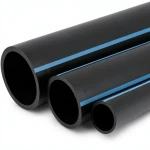 أنابيب HDPE الوطني ضغط 10 بار قطر خارجي 160 مم سمك 7.7 مم لون أسود