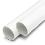 مواسير UPVC ضغط 12.5 بار قطر خارجي 400 مم سمك 19.1 مم أبيض