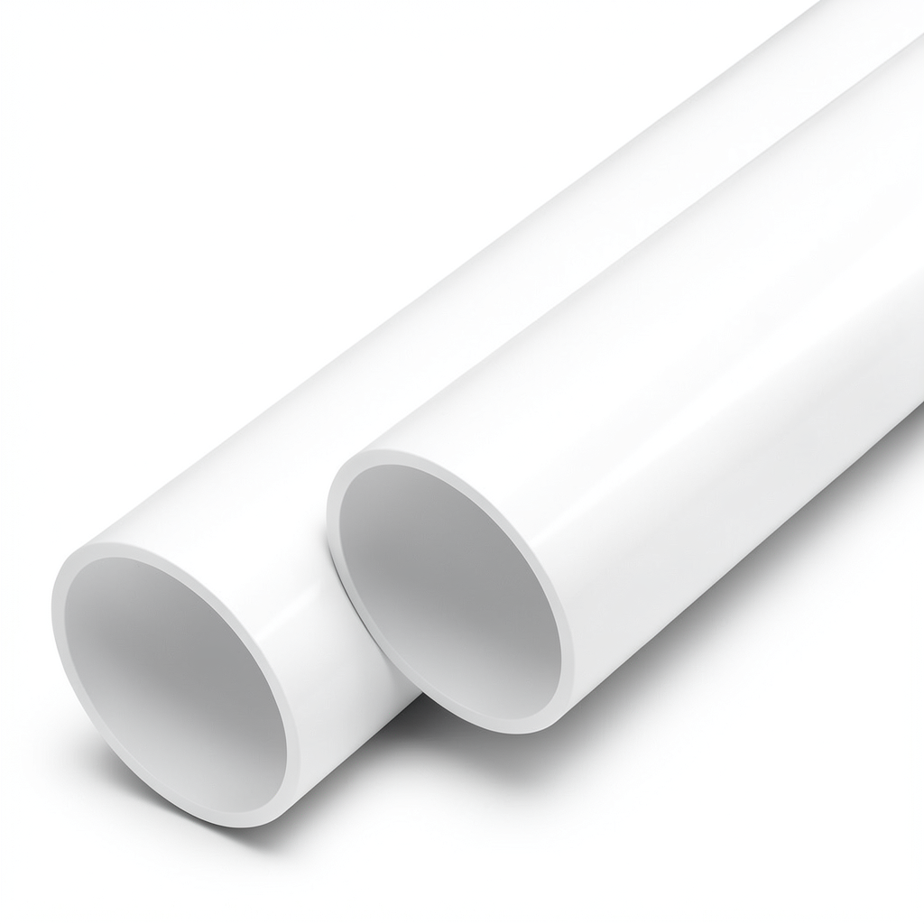 مواسير UPVC ضغط 12.5 بار قطر خارجي 32 مم سمك 1.9 مم لون أبيض