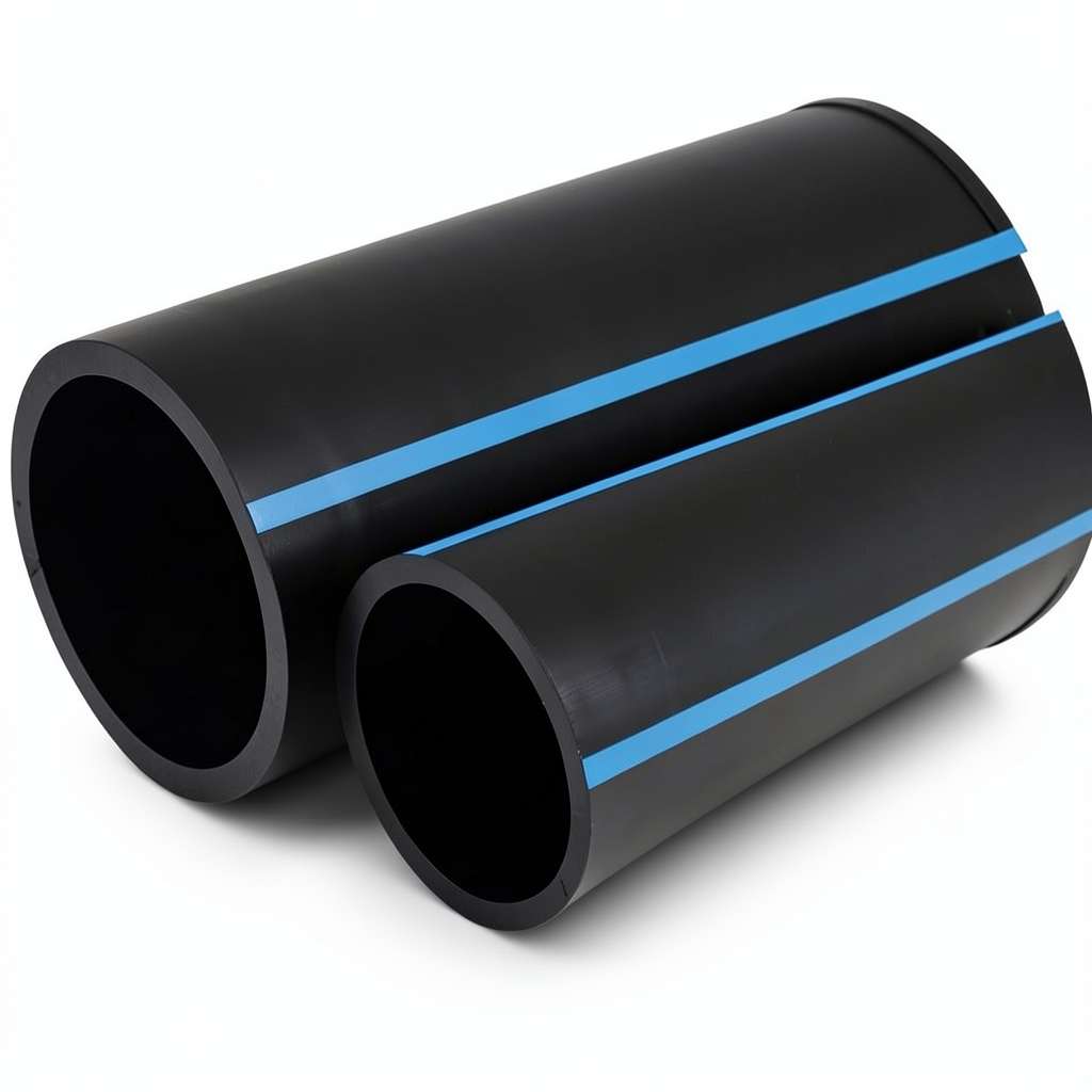 NPF HDPE Pipes Pressure 10 Bar Outside Diameter 225 mm Thickness 10.8 mm Black