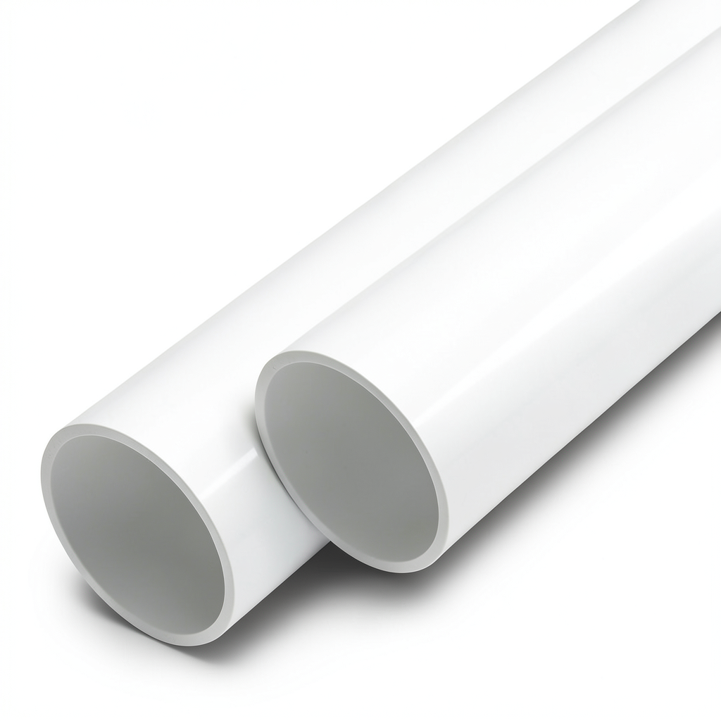 UPVC Pipes Nominal Pressure 12.5 Bar 40 mm Diameter 2.4 mm Thickness White