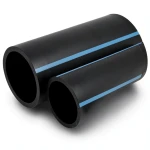 أنابيب HDPE الوطني ضغط 10 بار قطر خارجي 315 مم سمك 15 مم أسود