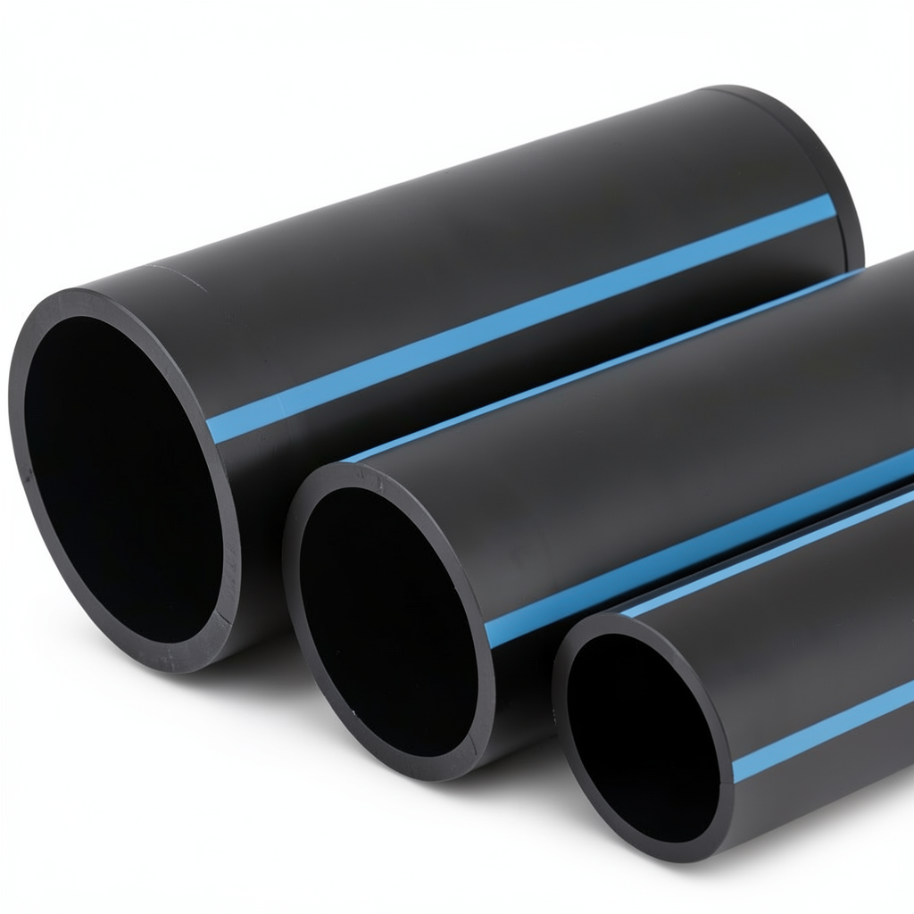 NPF HDPE Pipes Pressure 10 Bar Outside Diameter 355 mm Thickness 16.9 mm Black
