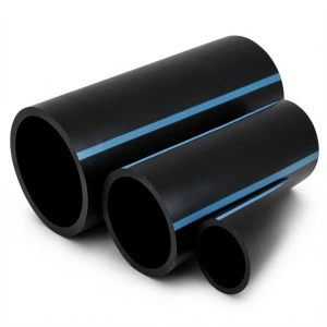 أنابيب HDPE الوطني ضغط 10 بار قطر خارجي 400 مم سمك 19.1 مم لون أسود