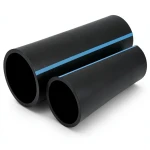 أنابيب HDPE الوطني ضغط 10 بار قطر خارجي 355 مم سمك 16.9 مم لون أسود