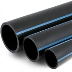أنابيب HDPE الوطني ضغط 10 بار قطر خارجي 400 مم سمك 19.1 مم لون أسود
