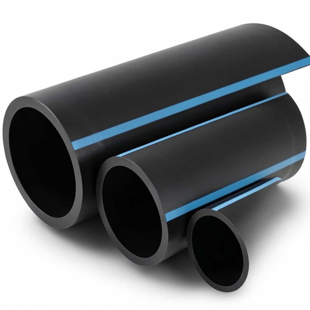 أنابيب HDPE الوطني ضغط 6 بار قطر 710 مم سمك 20.7 مم لون أسود