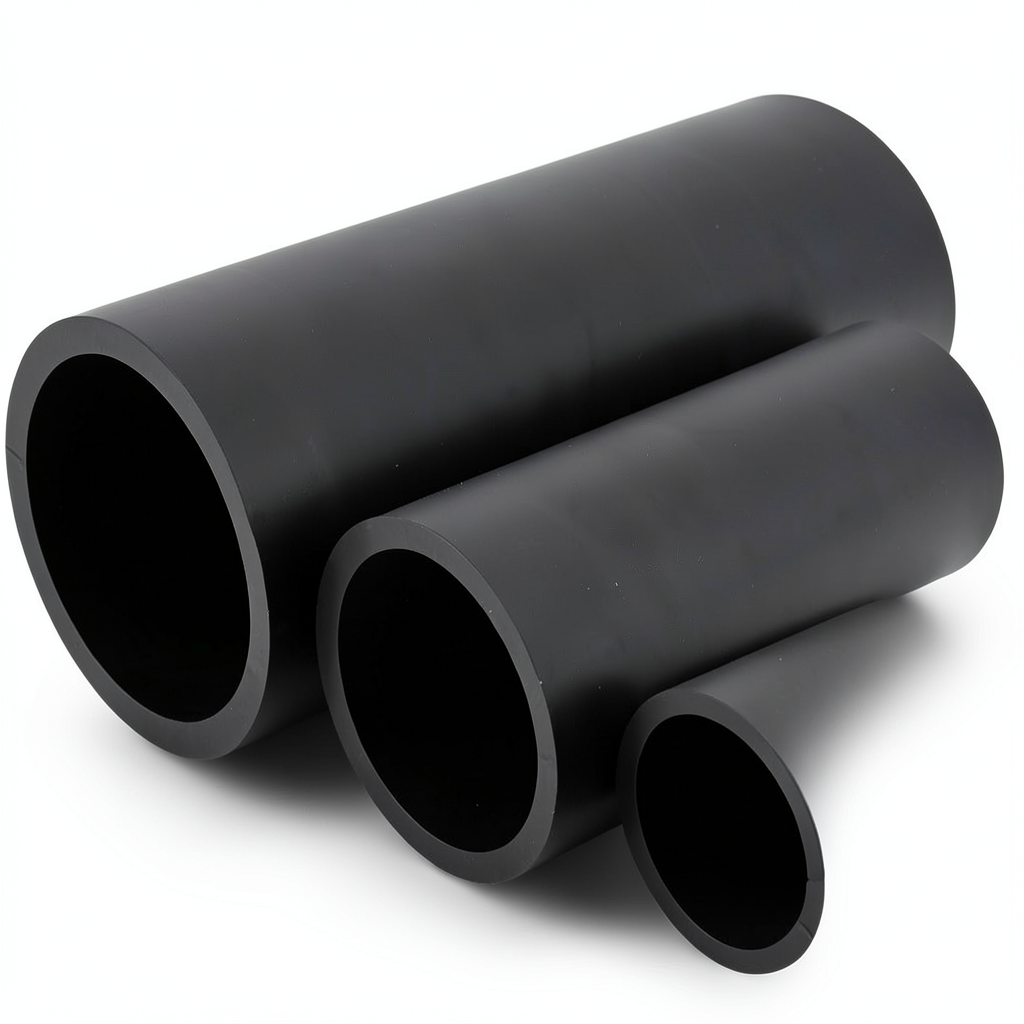 أنابيب HDPE الوطني ضغط 10 بار قطر 32 مم سمك 1.8 مم أسود