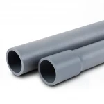 UPVC Pipes NPF Brand For Electrical Systems Schedule 40  Size 4 inch Thickness 6.02 mm Gray Colour