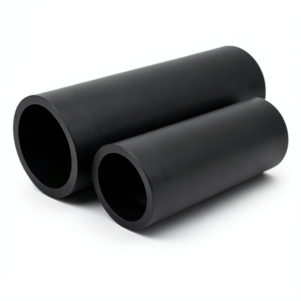 أنابيب HDPE الوطني ضغط عالي 10 بار، قطر 75 مم، سمك 3.6 مم، أسود