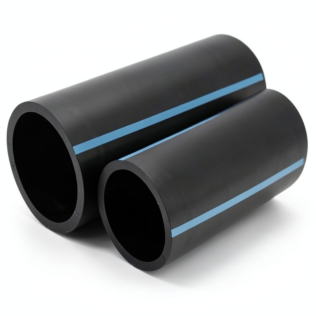 أنابيب HDPE الوطني ضغط 10 بار قطر خارجي 110 مم سمك 5.3 مم لون أسود
