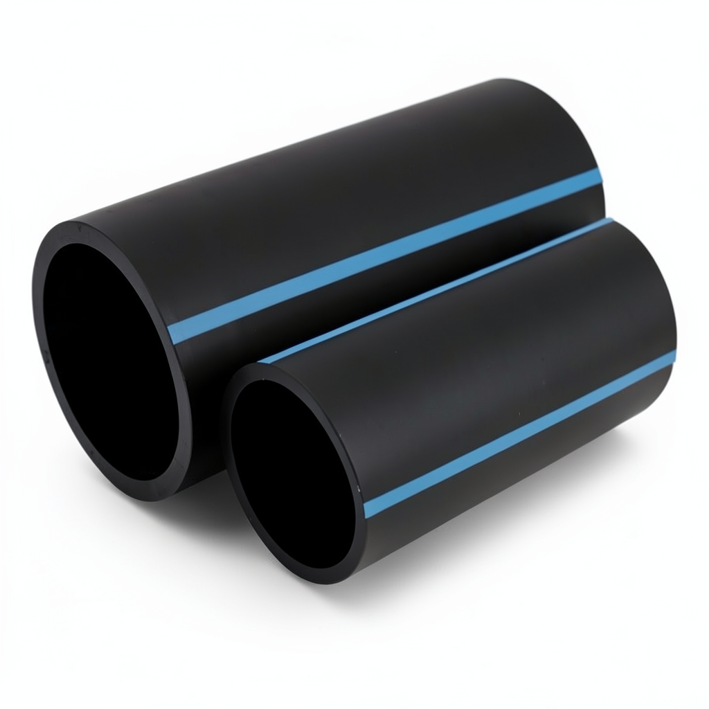 أنابيب HDPE الوطني ضغط 10 بار قطر 180 مم سمك 8.6 مم لون أسود