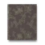 Floral Wall Decoration 10m x 0.73m Dark Brown Model 56811