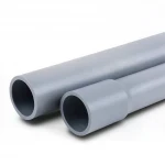 انابيب UPVC للتمديدات الكهربائية الوطني جدول 80  مقاس 1/4 1 إنش سمك 4.85 مم لون رمادي