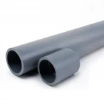 UPVC Pipes NPF Brand For Electrical Systems Schedule 80  Size 2 1/2 inch Thickness 7.01 mm Gray Colour