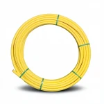 Almona HDPE Coil Pipe Nominal Pressure 8 Bar [PE 80] OD 20 mm Thickness 3 mm Color Yellow  