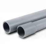 انابيب UPVC للتمديدات الكهربائية الوطني جدول 80  مقاس 3 إنش سمك 7.62 مم لون رمادي