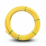 Almona HDPE Plastic Coil Pipe Working Pressure  8 Bar [PE 80] Outer Diameter 32 mm Thickness 3 mm Color Yellow  